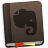 Evernote Light Brown Bookmark 2 Icon